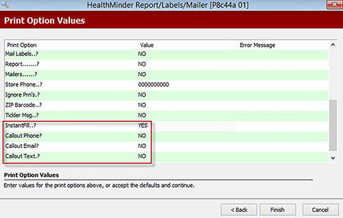 Refill Reminder Calls & Automatic Refills