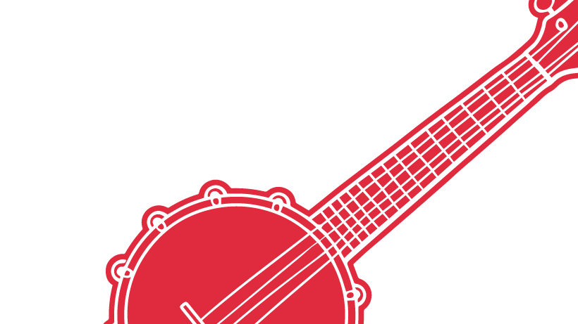 Banjo and Bird Graphic